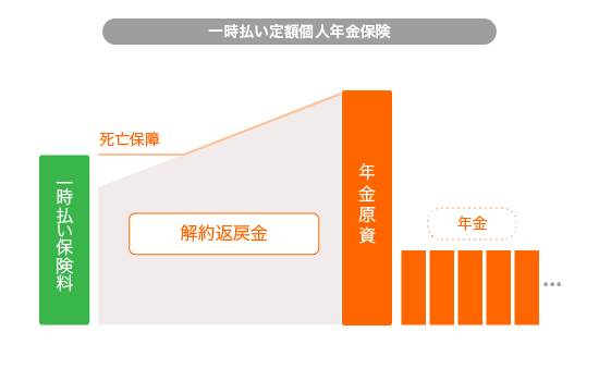 一時払い定額個人年金保険のしくみ