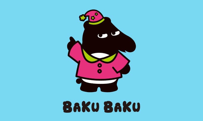 オリックス生命公式キャラクター「バクバク」のイラスト